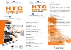 HTC-Junior-Open-2015 - Heidelberger Tennisclub