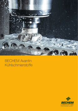 Kühlschmierstoffe PDF