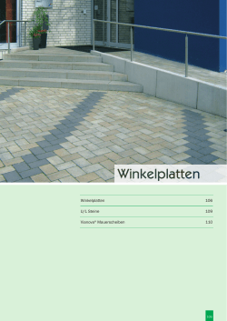 Winkelplatten - Cementwaren Kobler GmbH