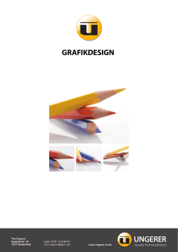 Grafikdesign PDF - Ungerer visuelle Kommunikation