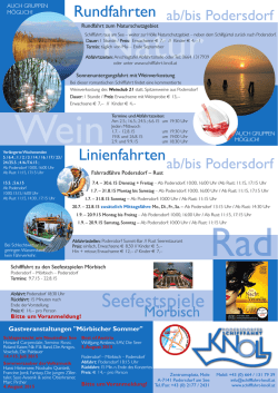 Fahrplan 2015