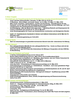 Infobrief 02/ pdf - bfw, kompetenzzentrum f&uuml;r berliner