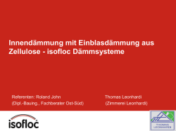 isofloc D&auml;mmsysteme