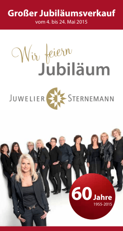 Jubil&auml;um - Sternemann
