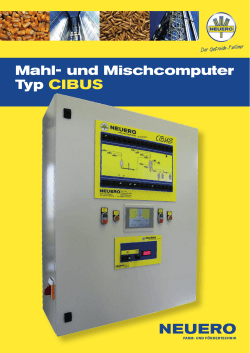 Mahl- und Mischcomputer Typ CIBUS