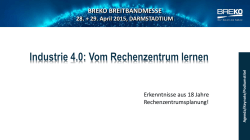 Industrie 4.0: Von Rechenzentren lernen