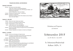 Sch&uuml;tzenfest 2015 - St. Sebastianus Bruderschaft Kalkum 1429 eV
