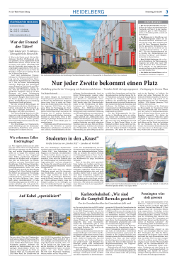 ir sind cks gesetzt&ldquo; - Heidelberg Center for American Studies