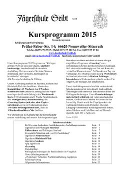 Komplettprogramm 2015