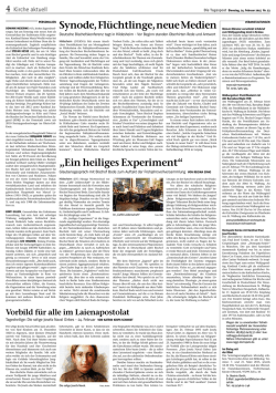 Ein heiliges Experiment - Bundesverband Katholischer Ehe
