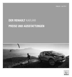 Preisliste Renault Kadjar - renault