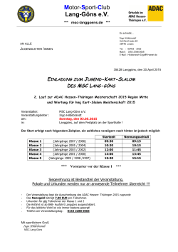 Kart Einladung 2015 - MSC Rockenberg eV im ADAC