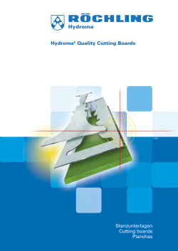 Röchling Hydroma® Quality Cutting Boards