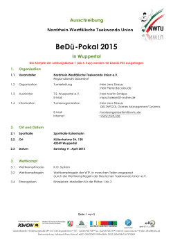 BeDü-Pokal 2015