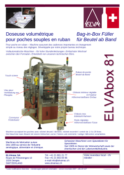 Abfüllmaschine ELVAbox 81