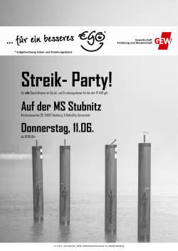 Streik- Party!
