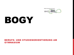 BOGY-Präsentation - (WHG) Durmersheim