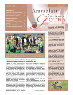 Amtsblatt vom 30.04.2015
