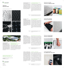 textile sensors - Forster Rohner Textile Innovations