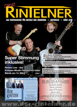 Super Stimmung inklusive!