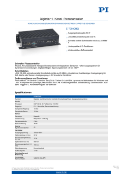 Digitaler 1- Kanal- Piezocontroller