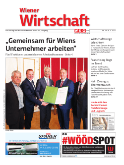 PDF - Wiener Wirtschaft