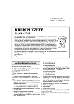 Amtsblatt KW 12