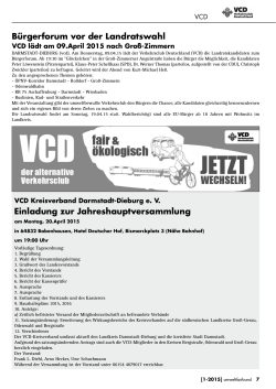VCD - BUND Ortsverband Darmstadt