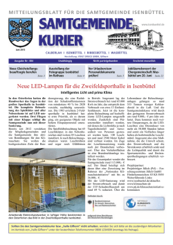 Aktuelle Ausgabe - samtgemeindekurier.de