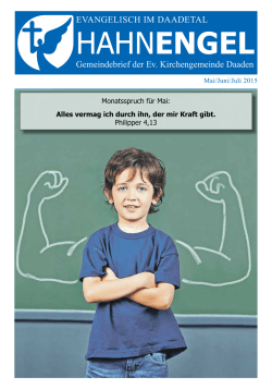 Juli 2015 - Evangelische Kirchengemeinde Daaden