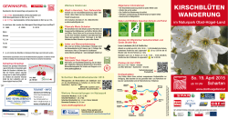 Kirschblüten wanderung