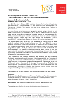 Ausstellungseröffnung am 28. März