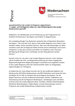 Pressemitteilung als Pdf. - Amt für regionale Landesentwicklung