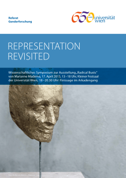RepResentation Revisited - Referat Genderforschung