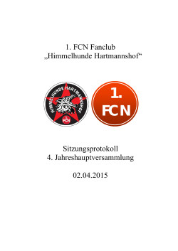 JHV 2015 - Himmelhunde Hartmannshof