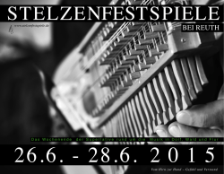 Festspiele 2015 Der Flyer zum Karten k&ouml;nnen ab sofort