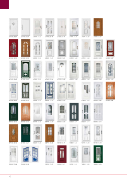 Aldra Fenster und Türen / Haustüren Katalog Klassische Eleganz
