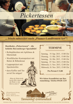 Pickertessen - Tannenhof Grottendieck