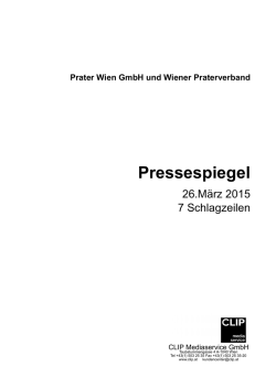 Pressespiegel - CLIP Mediaservice