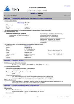 Safety data sheet