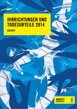 hinrichtungen und todesurteile 2014