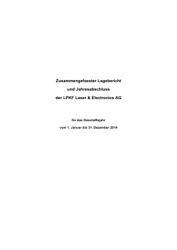pdf ( 438 KB ) - LPKF Laser & Electronics AG