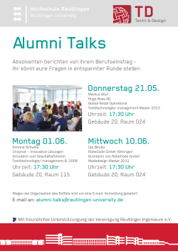 Alumni Talks 2015