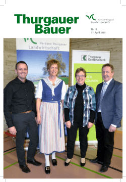 Ausgabe 16  - Verband Thurgauer Landwirtschaft
