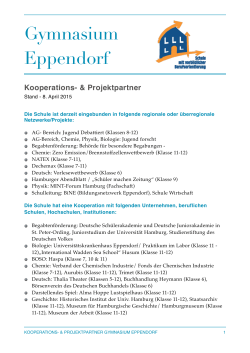 Schauen Sie hier! - Gymnasium Eppendorf