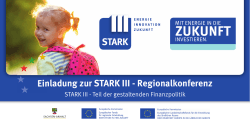 Einladung zur STARK III