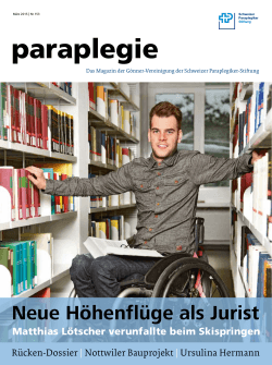 Paraplegie Nr. 153, März 2015