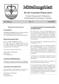 Amtsblatt Mai 2015