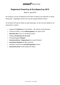 Info-PDF zum Cup 2015