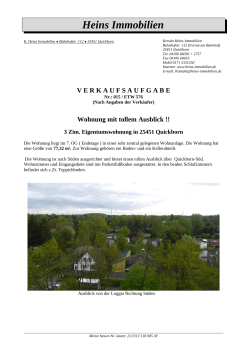 6 Seiten pdf - HEINS Immobilien Quickborn